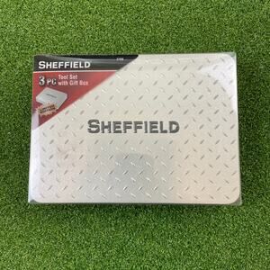 Sheffield 3-Piece Tool Set Gift Box Knife Multi-tool and Flashlight NIB